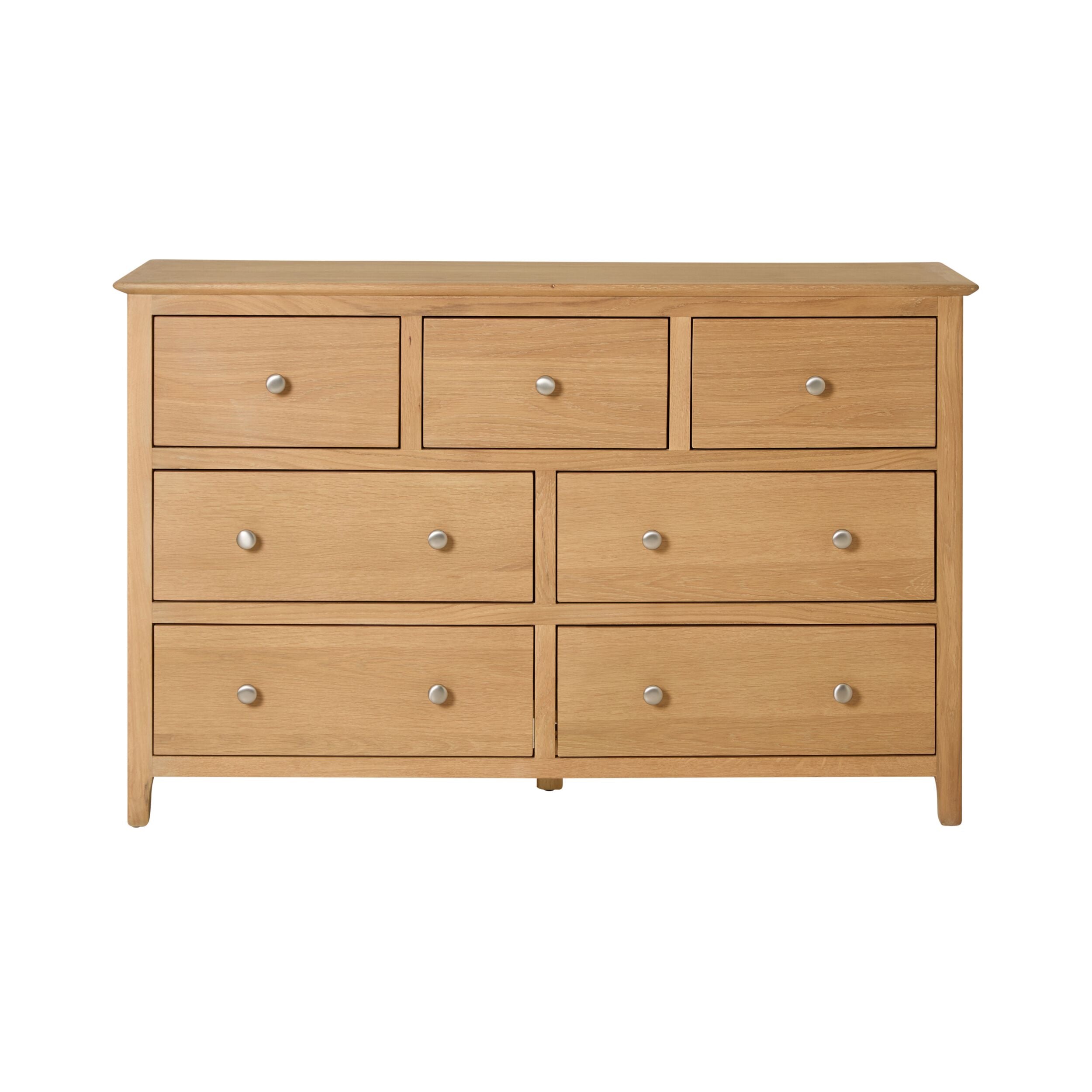 Oakridge 7 Drawer Chest Light Oak