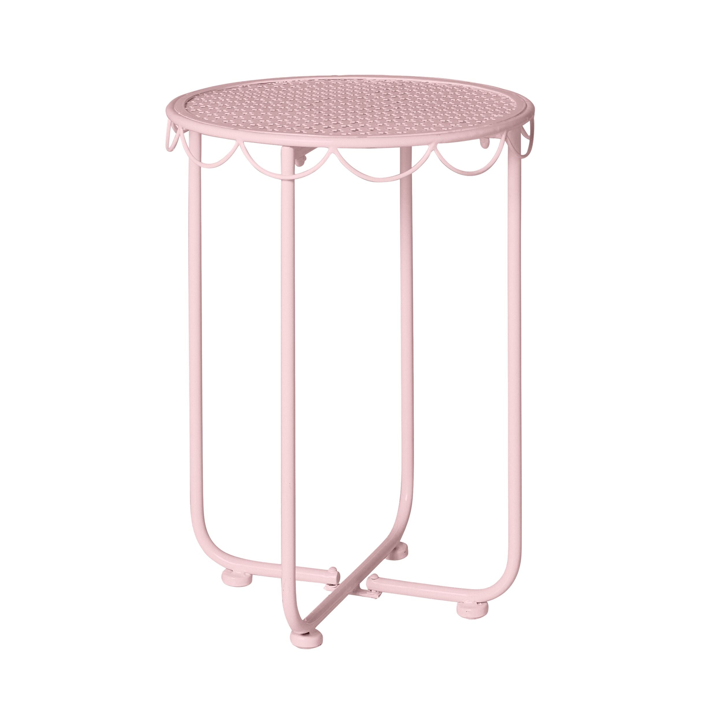 Bonnie Side Table 38cm Rose Pink