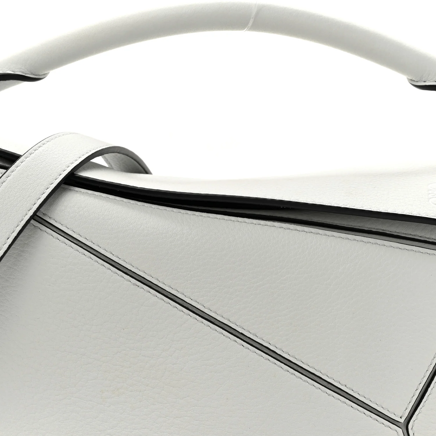 Calfskin Small Puzzle Bag Kaolin