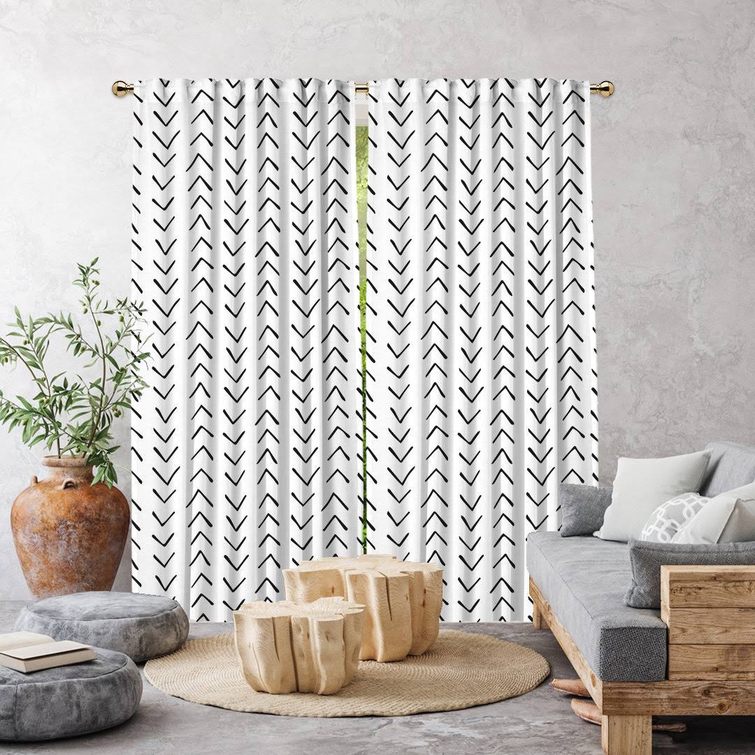 Boho Design Room Darkering Decorative Curtain (Set of 2) Lilijan Home & Curtain Size per Panel: 52