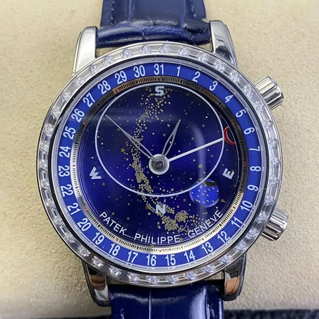 Patek Philippe Grand Complications 6104G-001 AI Factory Leather Strap