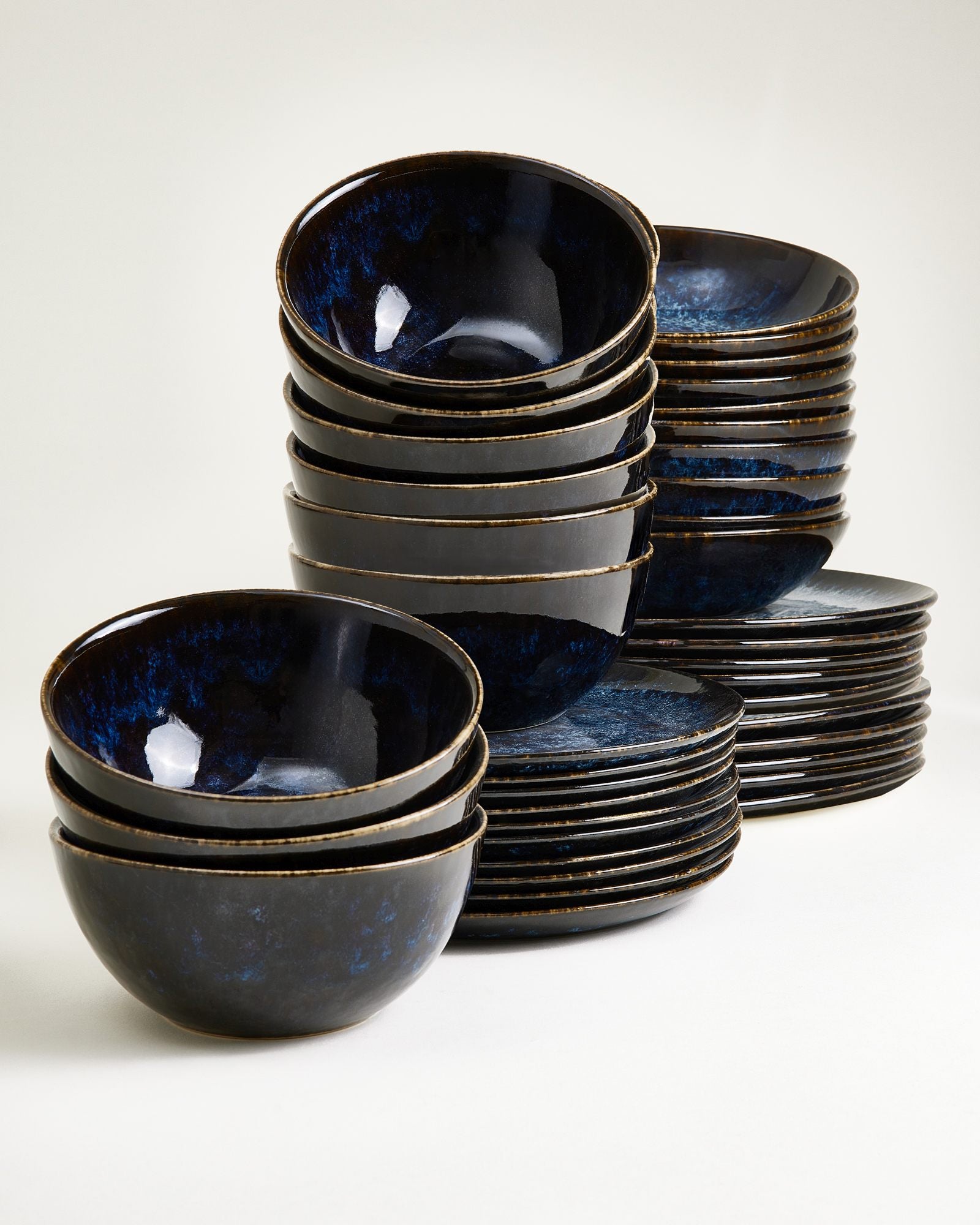 CORDOAMA - TABLEWARE SET CLASSIC DARK BLUE 40 PIECES