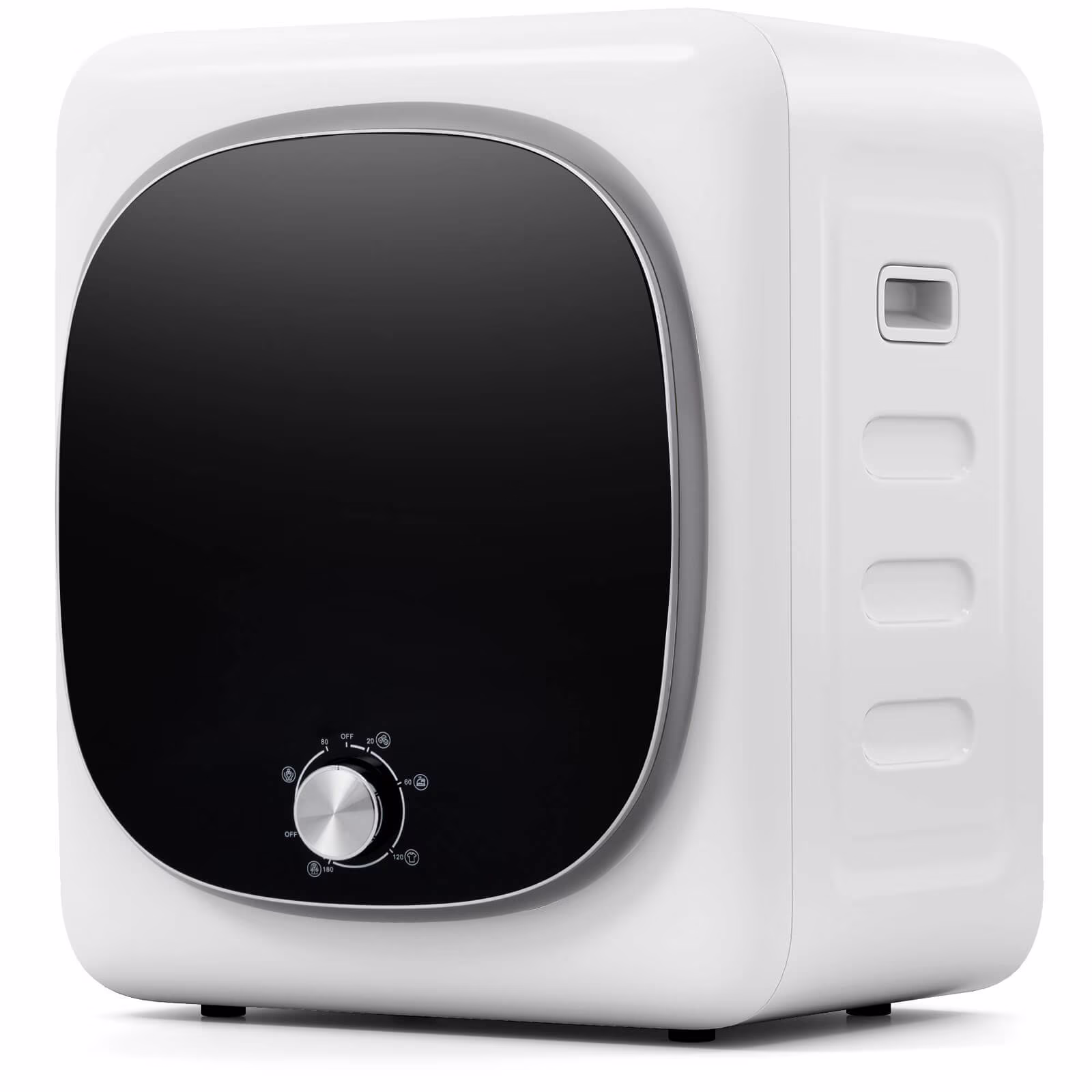 800W Electric 1.5 cu.ft Compact Drying Machine with Stainless Steel Tub 5 Modes