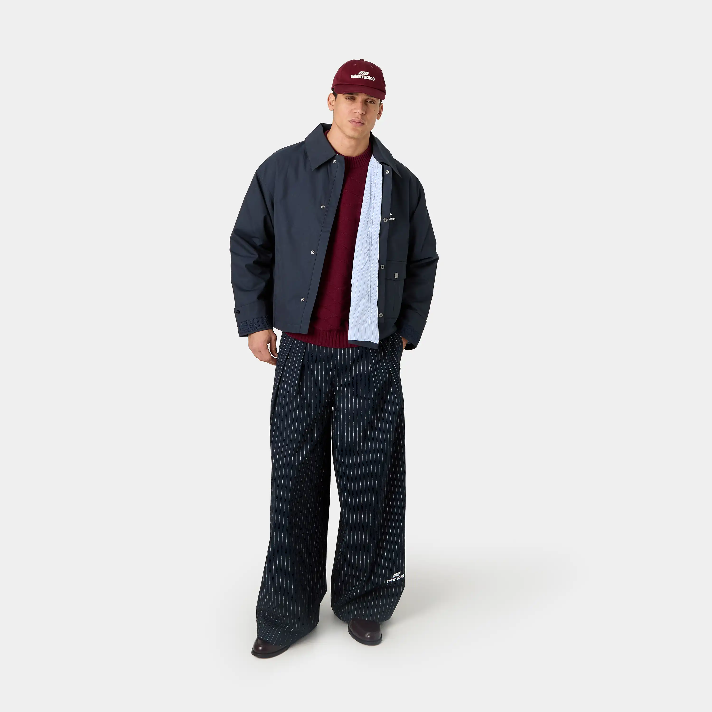 Lizi Navy Trench Jacket