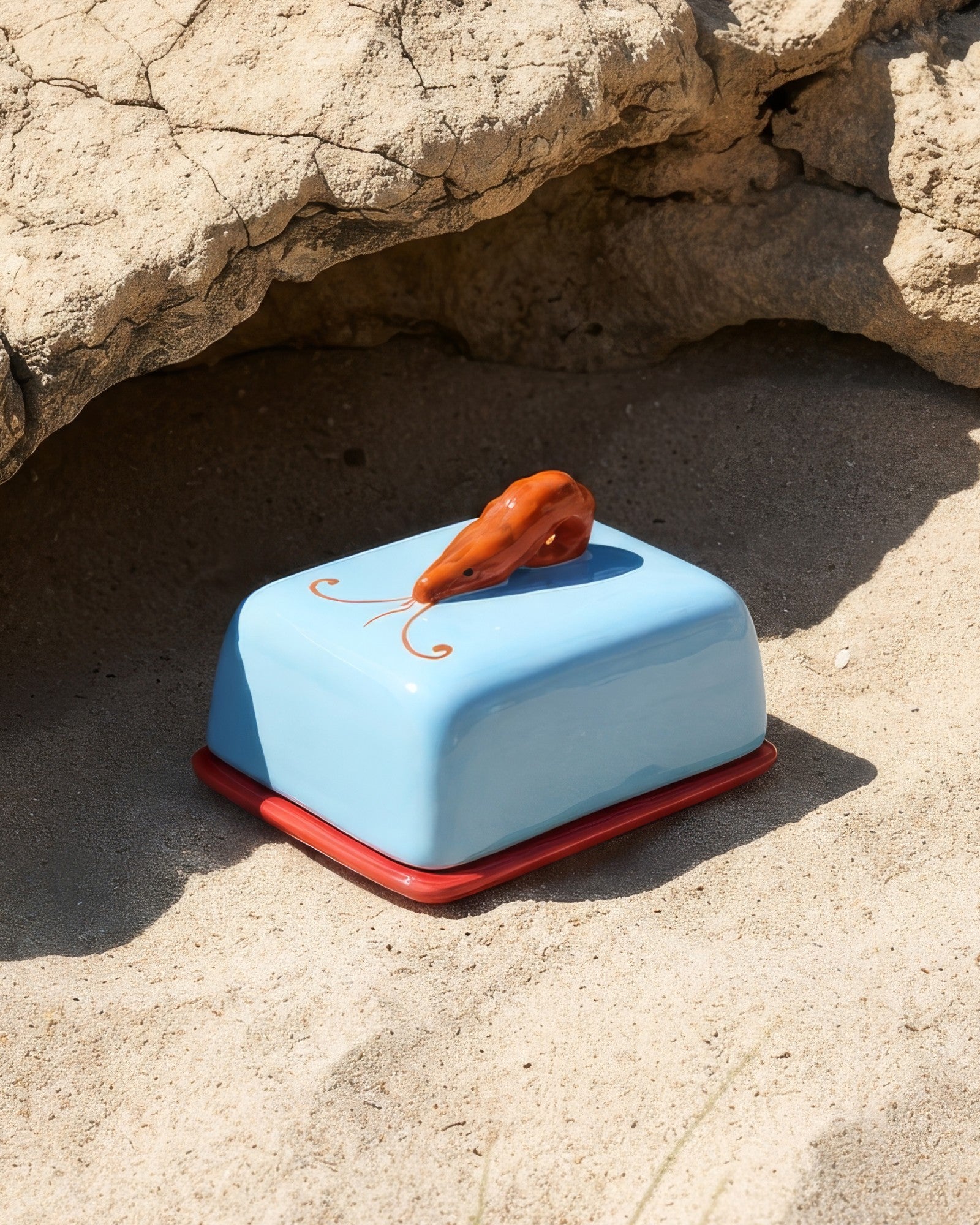 MAM X ISIS MARIA - BUTTER DISH BLUE RED
