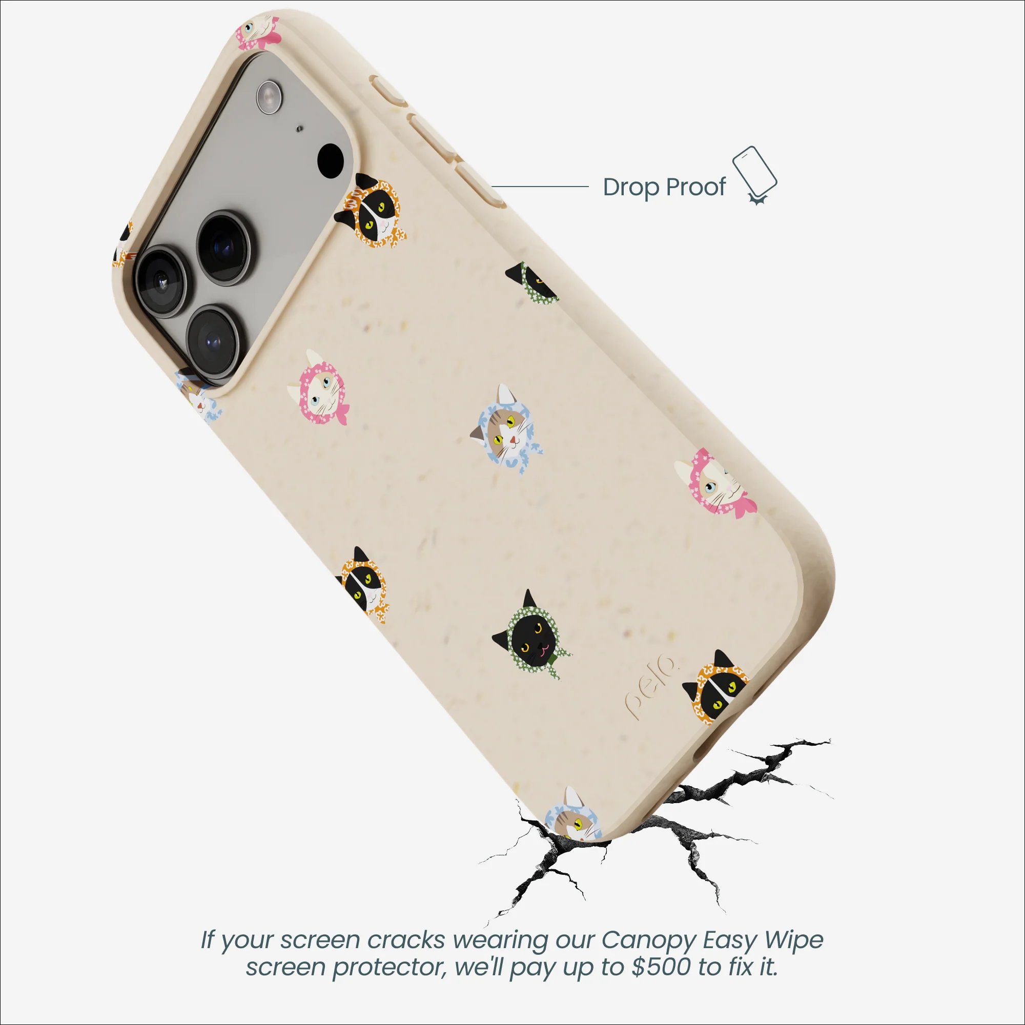 Seashell Cat Couture iPhone 17 Pro Max Case