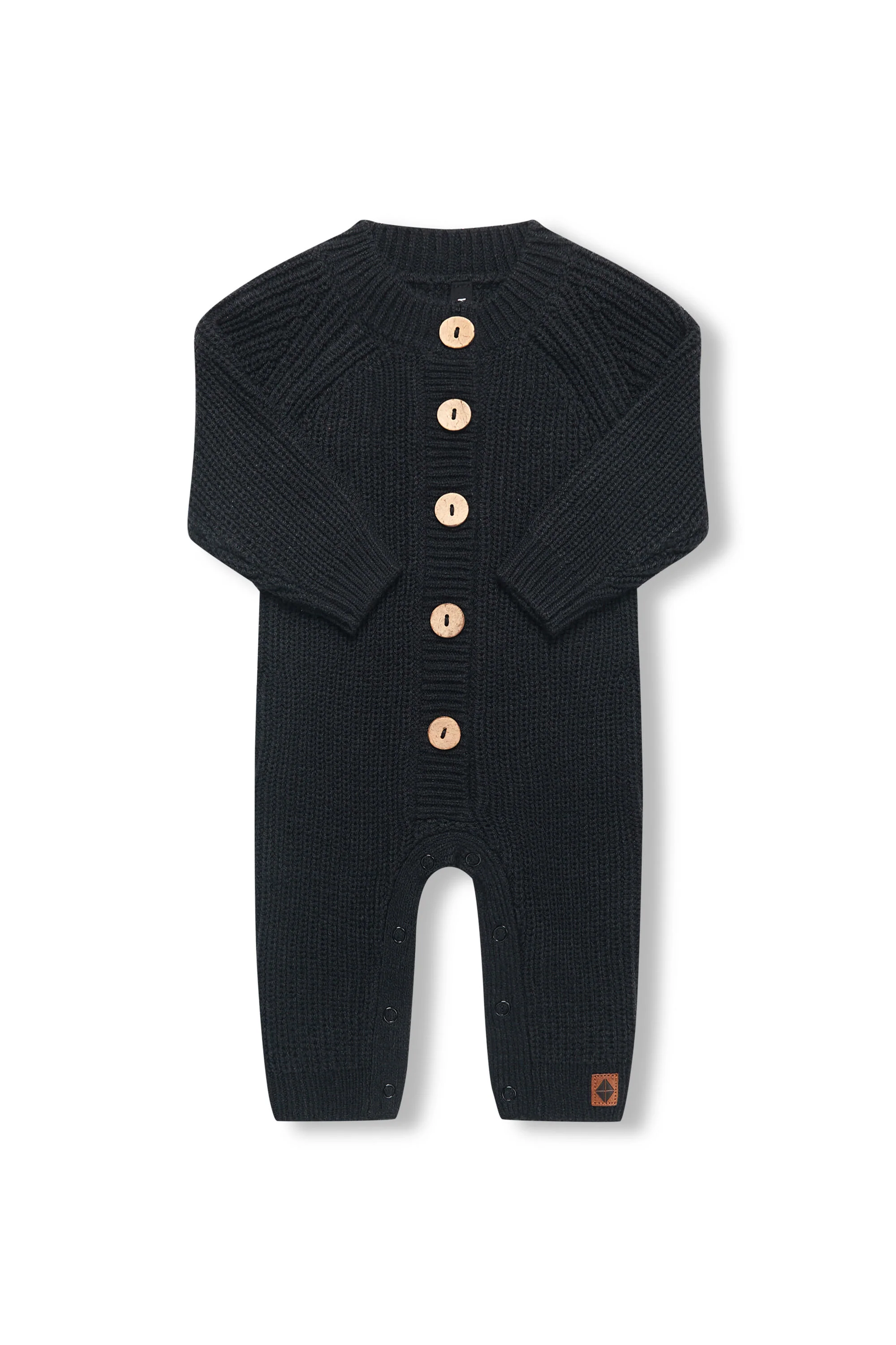Chunky Knit Jumpsuit in Midnight
