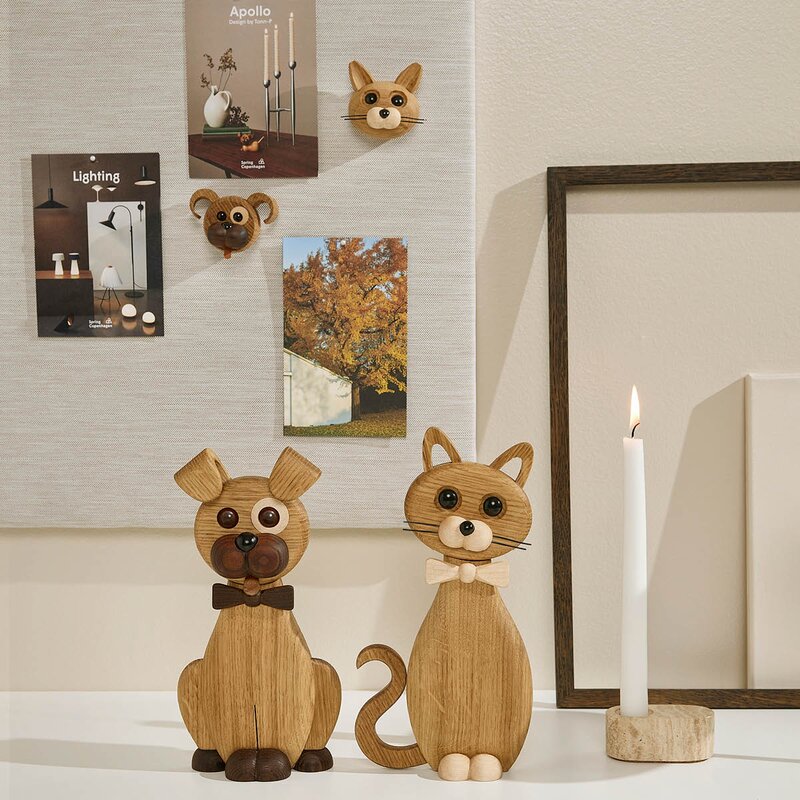 Magnetic Happy trefigur 7,0 cm