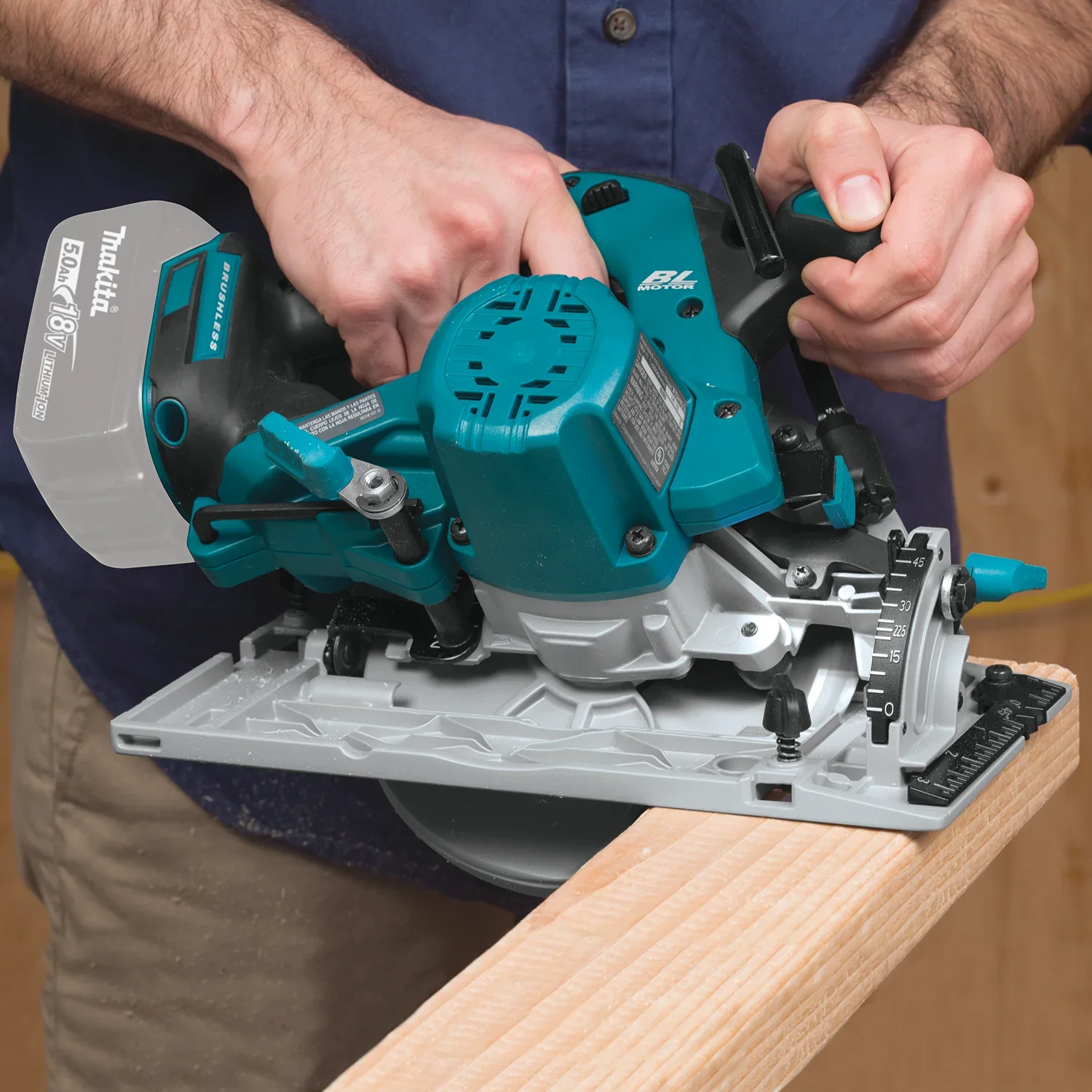 Makita 18V LXT Lithium?Ion Brushless Cordless 6?1/2 Circular Saw XSH03Z -?Tool Only