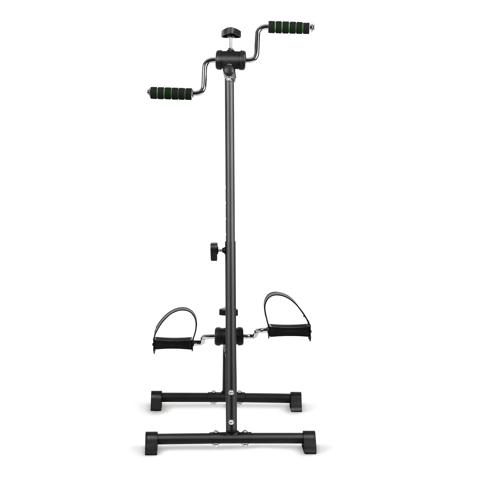 Elderly Exercise Bike,Pedal Exerciser Bike, Hand Arm Leg Knee Peddler,Adjustable Fitness Equipment for Seniors,Elderly Home Pedal Exercise Bike for Total Body(Black) - Image 2