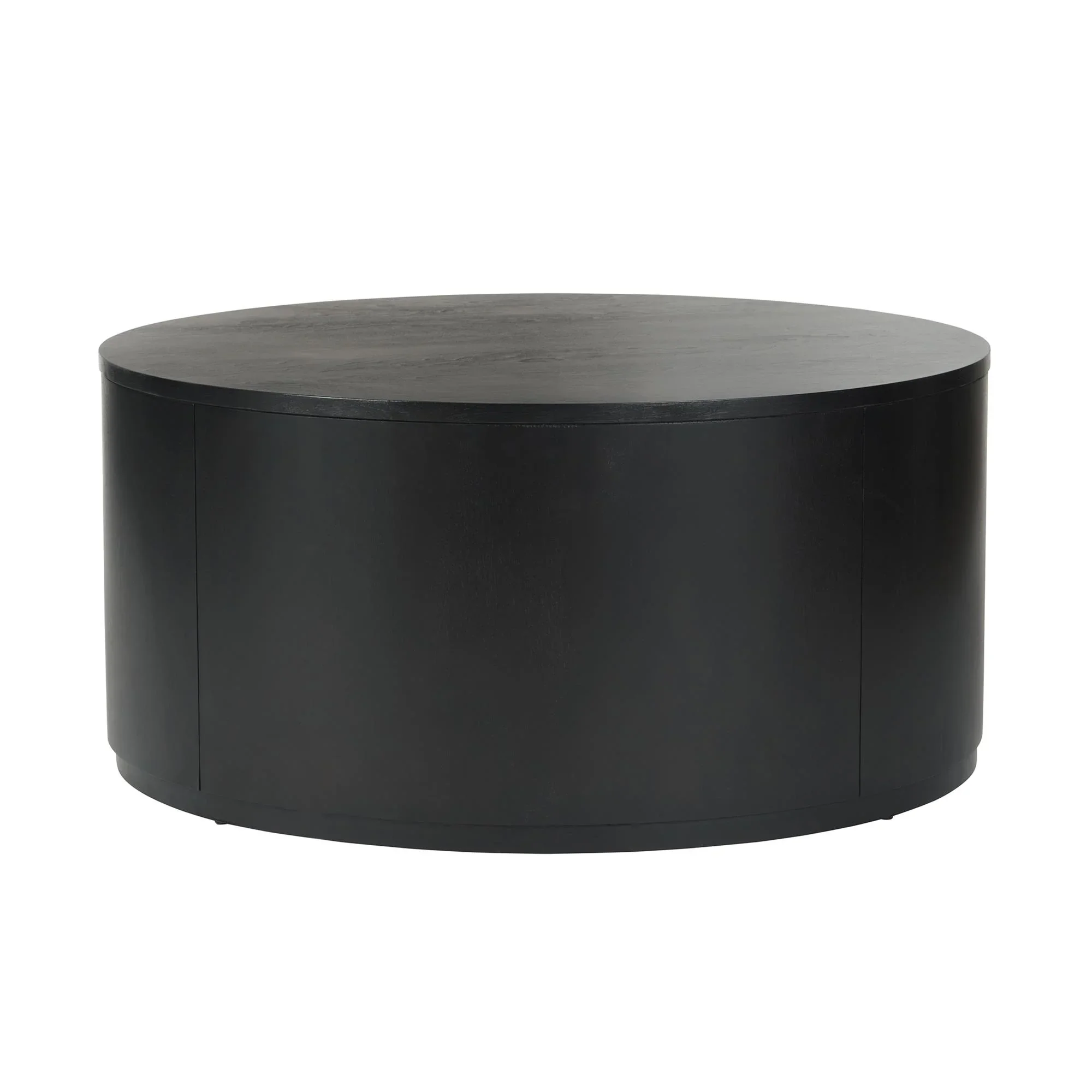Better Homes & Gardens Miller Drum Coffee Table, Black