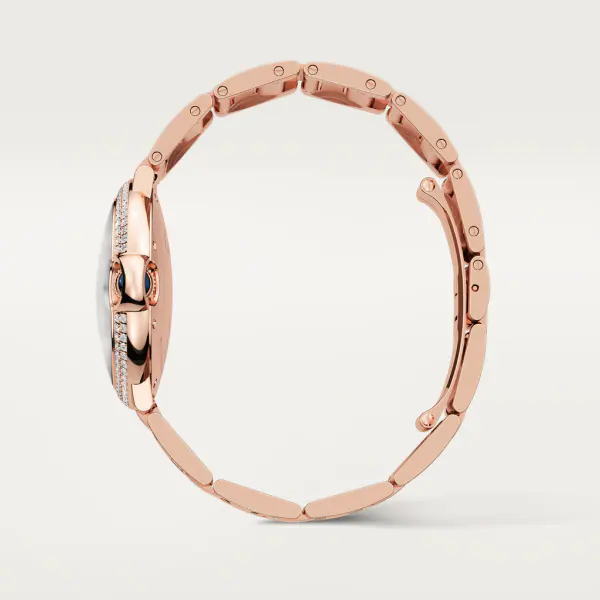 [Super Clone]BALLON BLEU Diamond Rose Gold 36mm