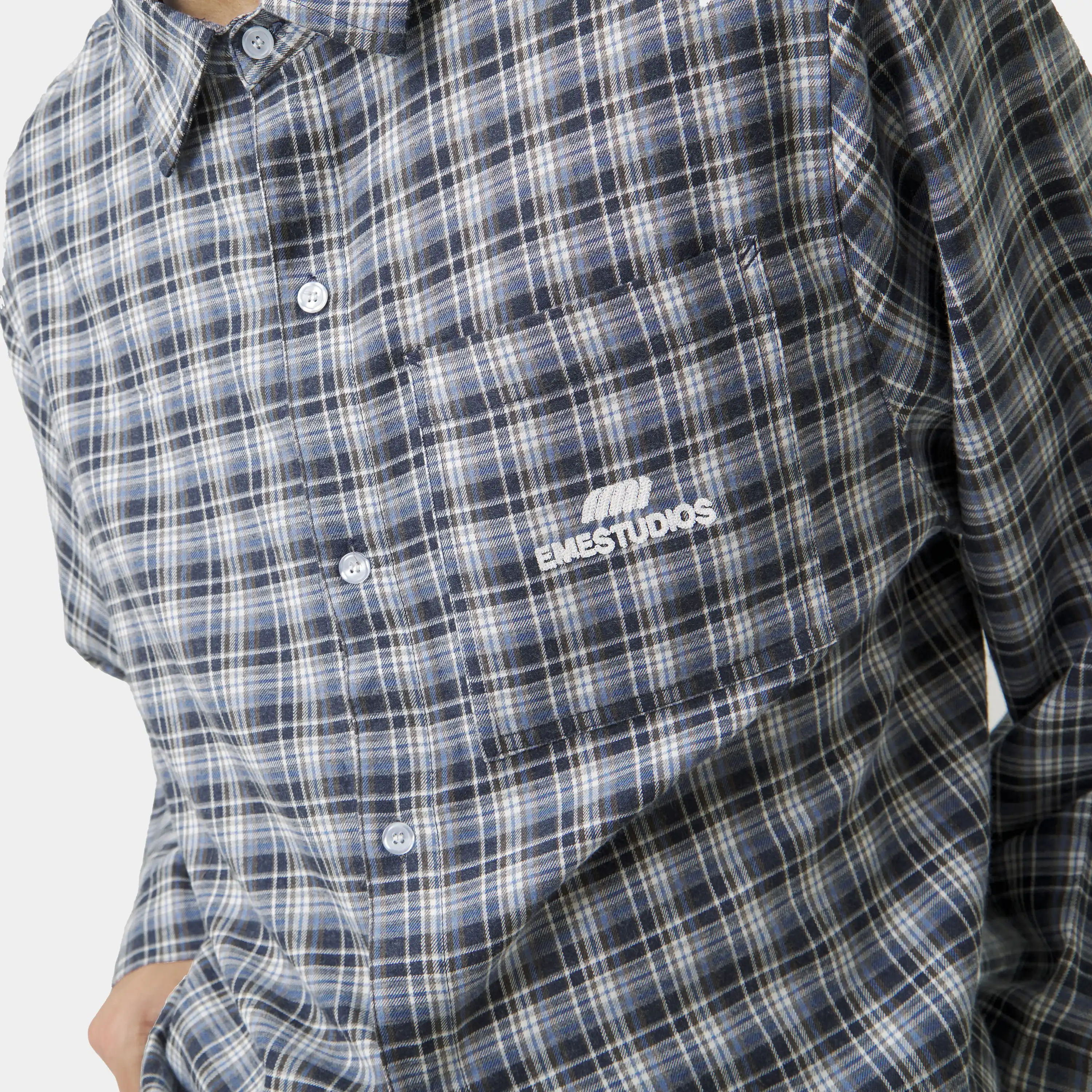 Ivy Navy Boxy Shirt