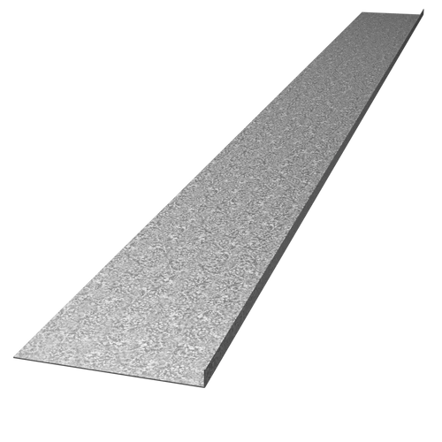 Able Sheet Metal 26 Gauge Galvanized Counter Flashing - 6 in x 10 ft