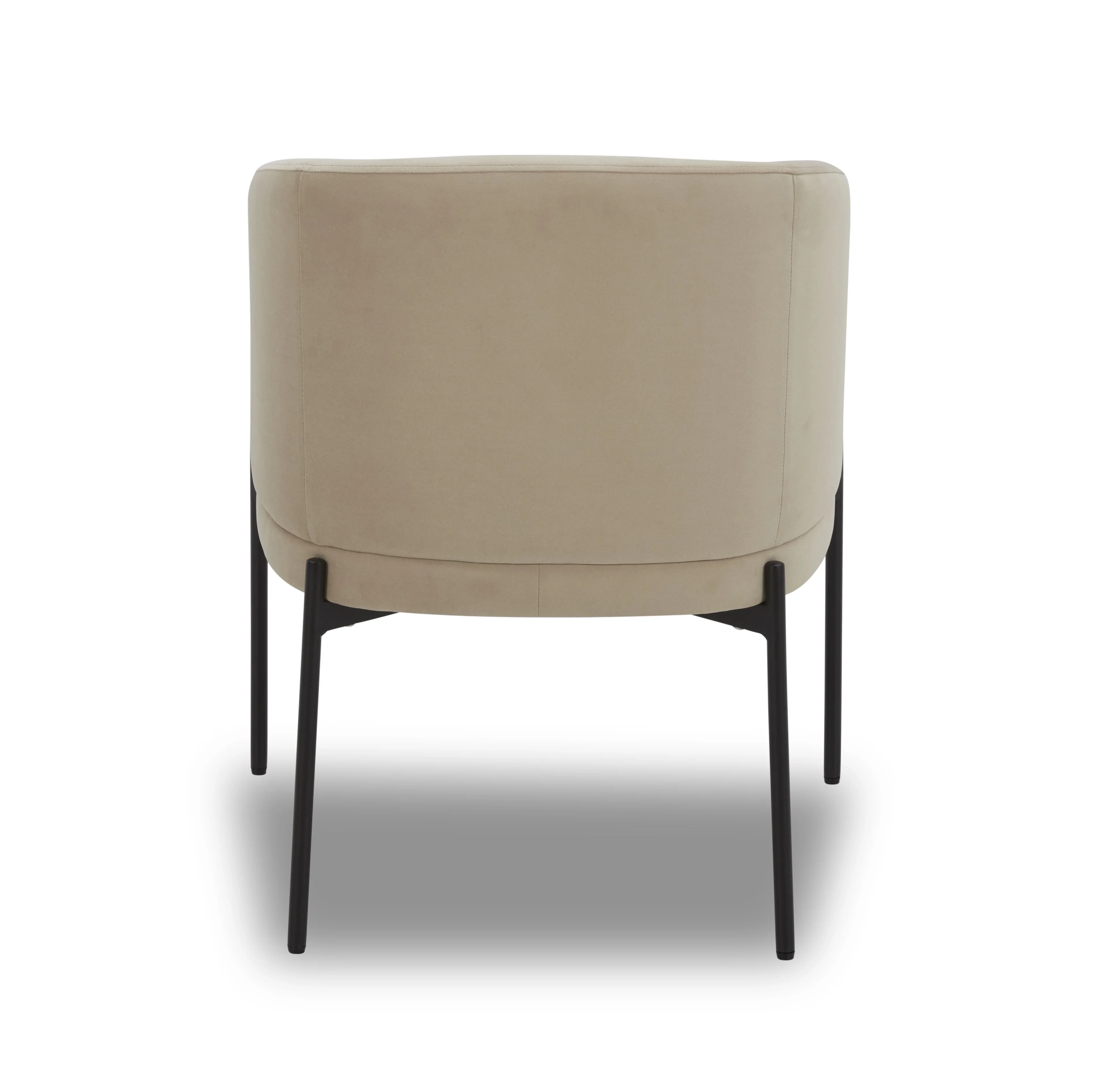 Better Homes & Gardens Wyatt Velvet Dining Chairs, Beige, 2 Pack