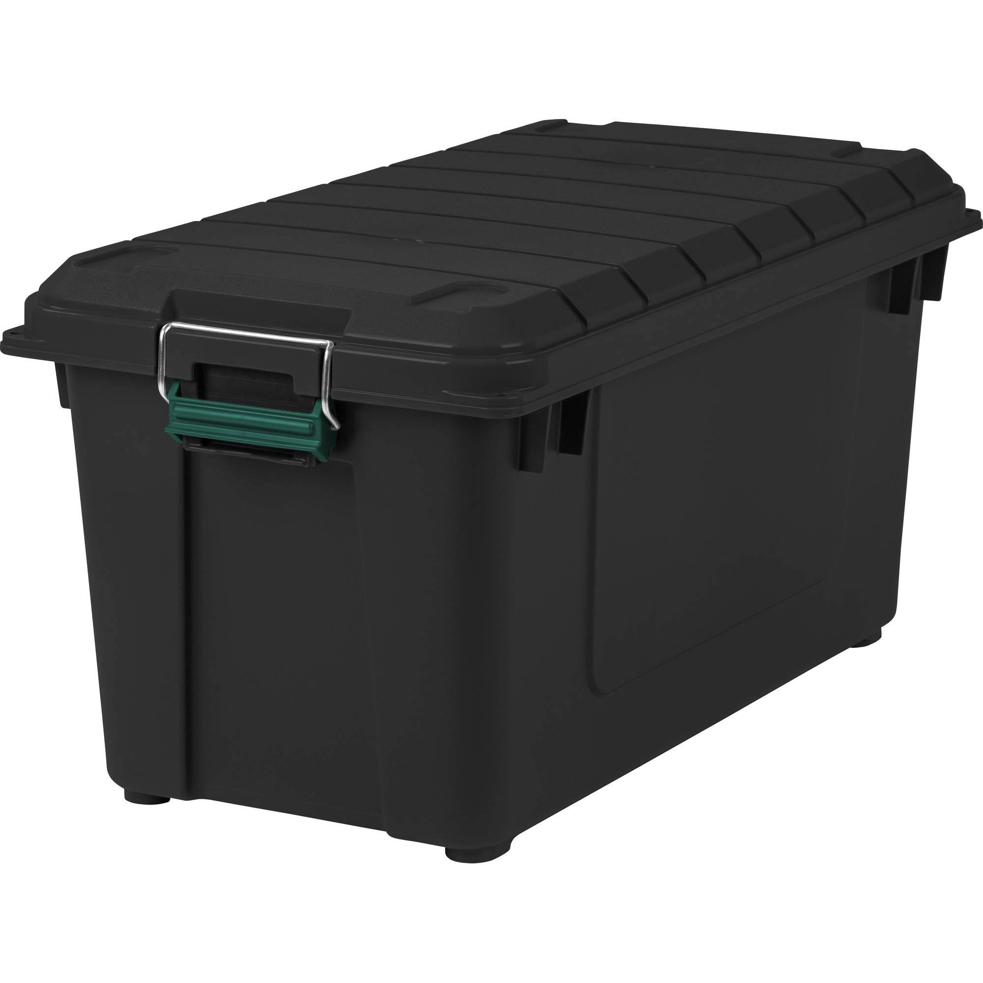 Remington Weathertight 82 Qt. Storage Tote, Black
