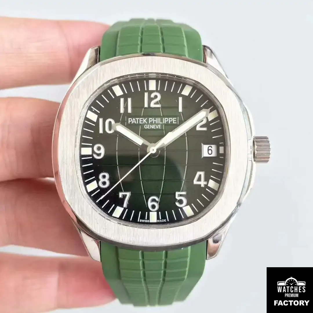Patek Philippe Aquanaut Jumbo 5167A PF Factory Green Dial