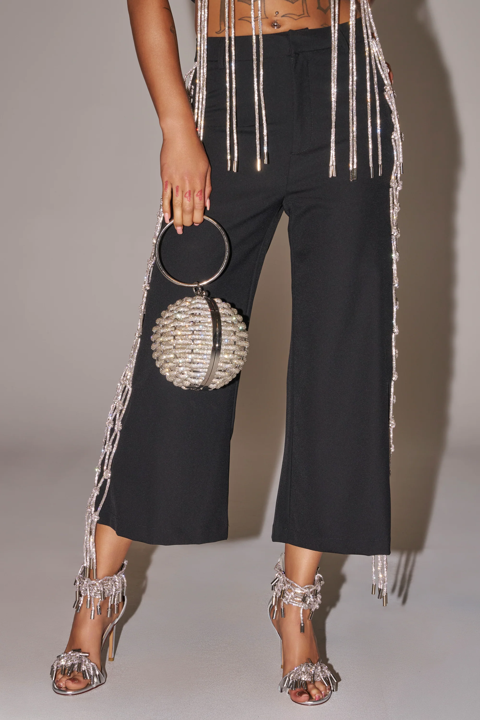 NINA RHINESTONE CULOTTES - Akira Store