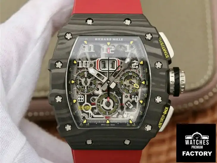 Richard Mille RM11-03 KV Factory Rubber Strap