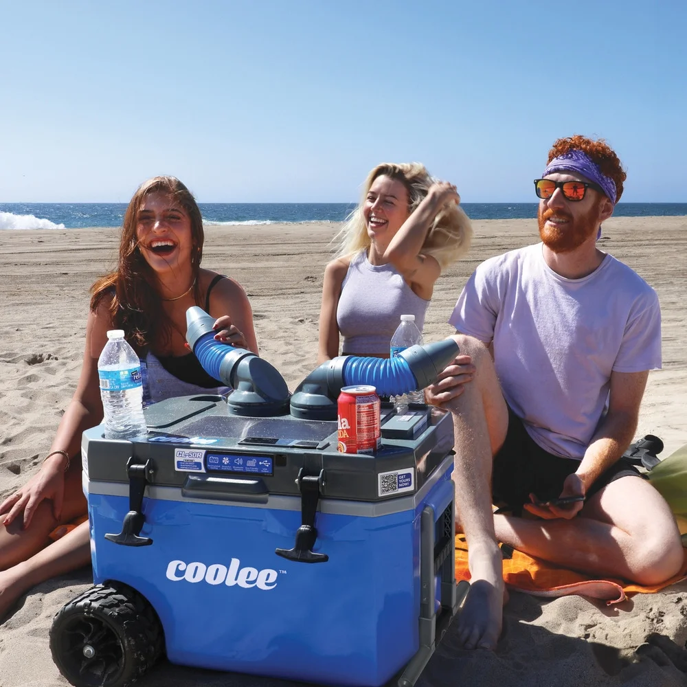 CL-50R Portable Air Cooler Ice Chest w/ Air Flow Nozzles and High Capacity Power Bank Connection Remote Control - Image 6