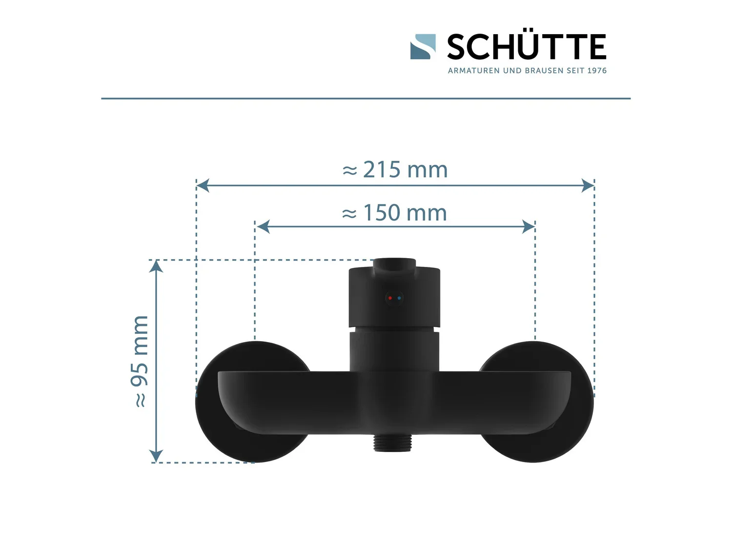 Schtte Mitigeur de salle de bains srie  Denver , noir