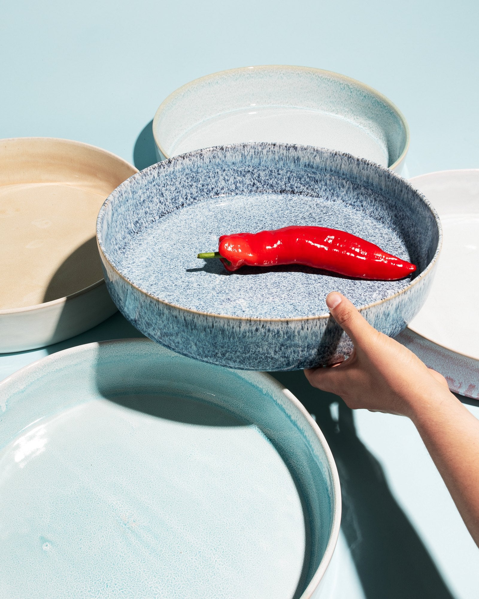 CORDOAMA - LARGE SERVING BOWL BLUE