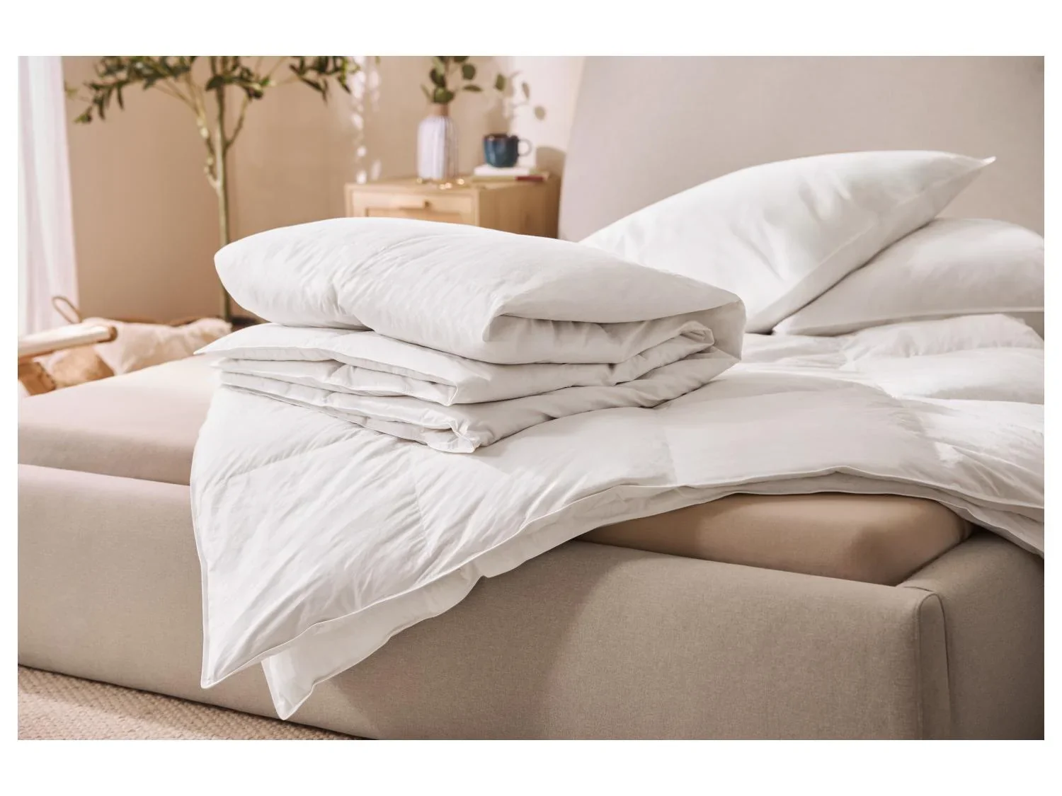 LIVARNO Couette en plumes et en duvet, 140 x 200 cm