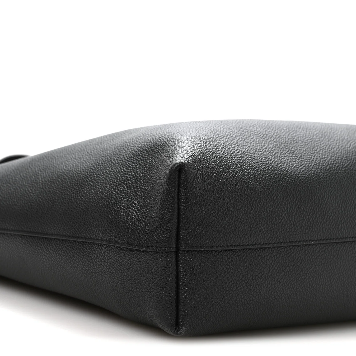 Calfskin Large Shopping Tote Black
