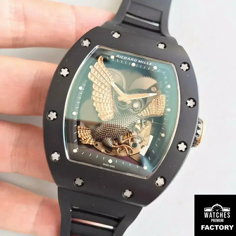 Richard Mille RM023 Rose Gold Eagle Skeleton Dial