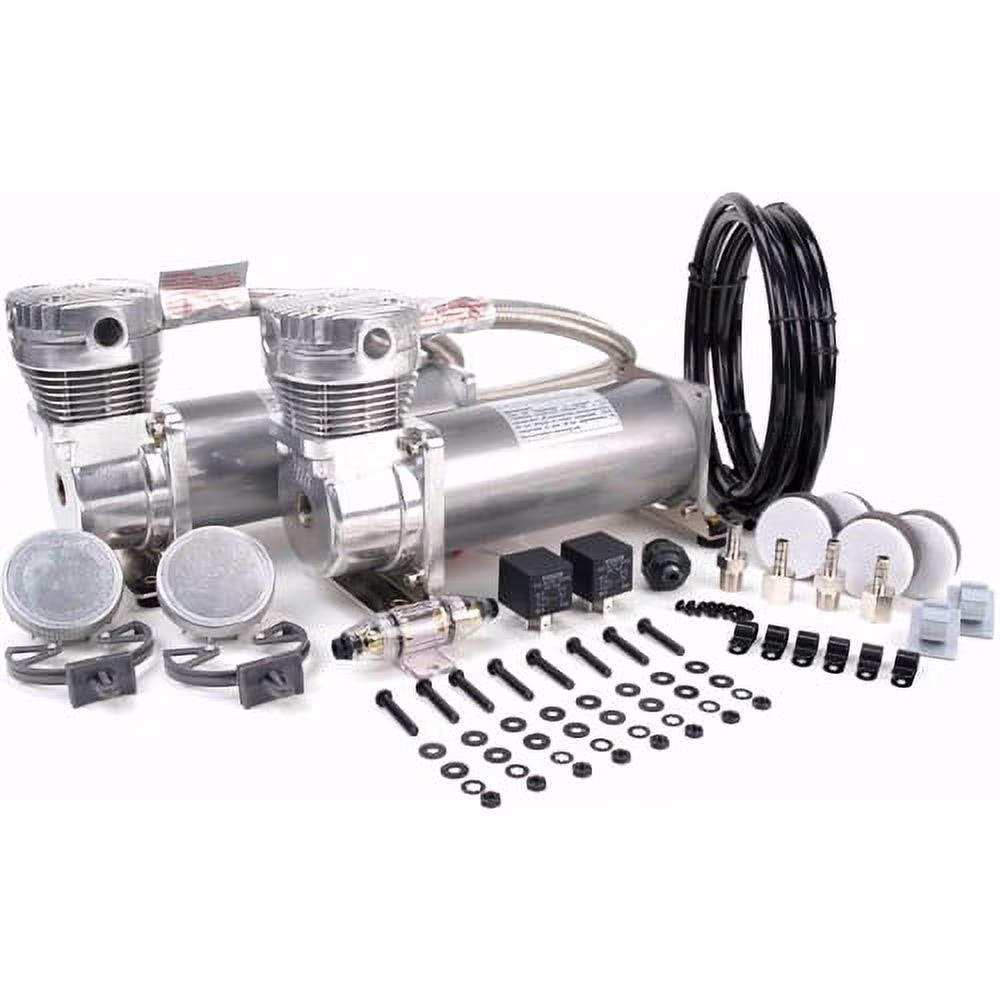 Dual Pewter 480C Value Pack (200 PSI, 480C/2, 165/200 P. Switch, 40 Amp Relay/2, Fuse Holder)