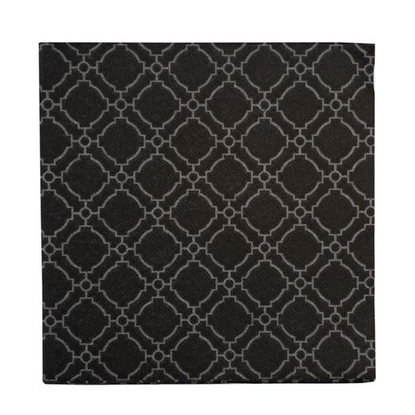 Cape servietter 33x33 cm 20 stk svart