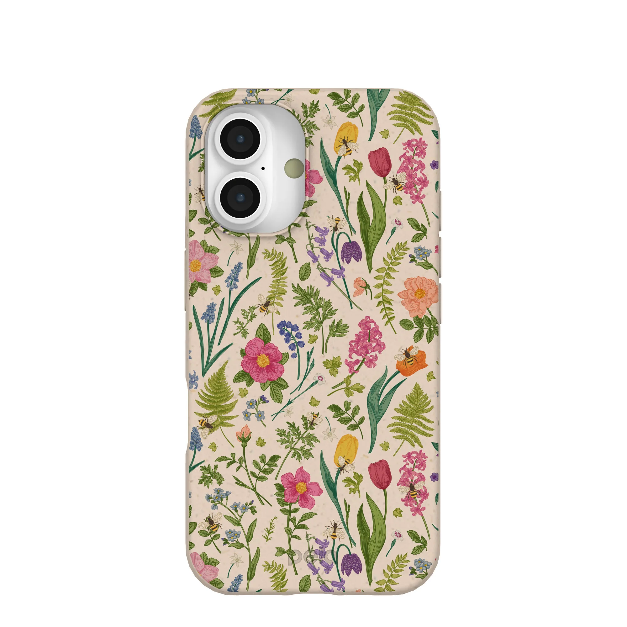 Seashell Bee Meadow iPhone 16 Case