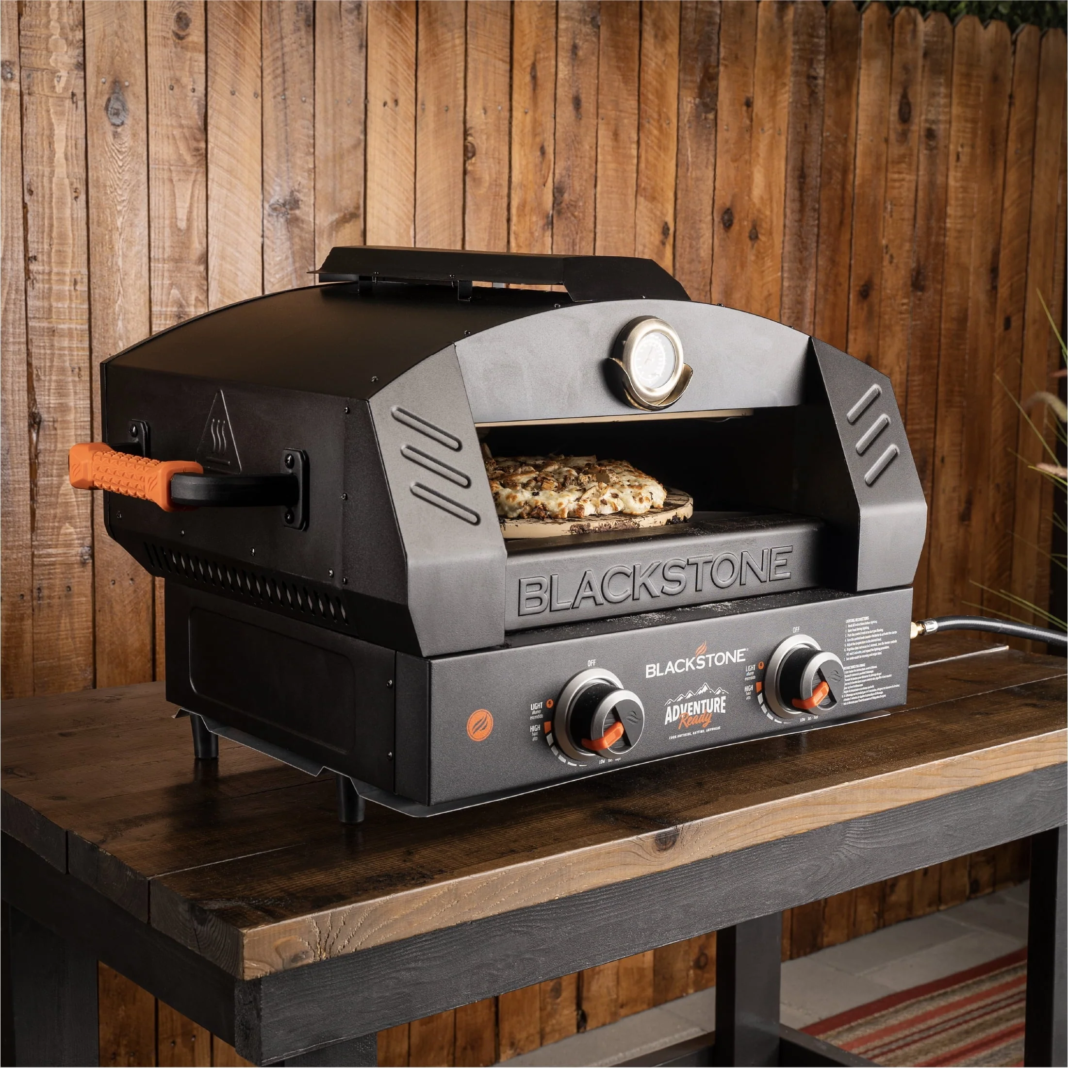 Blackstone Steel Outdoor Propane Pizza Oven Add on �?Fits 22�?Tabletop Models Image 10