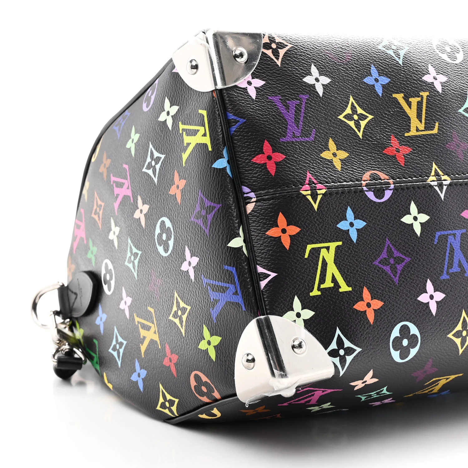 LV X TM Monogram Multicolor Speedy Soft 30 Black