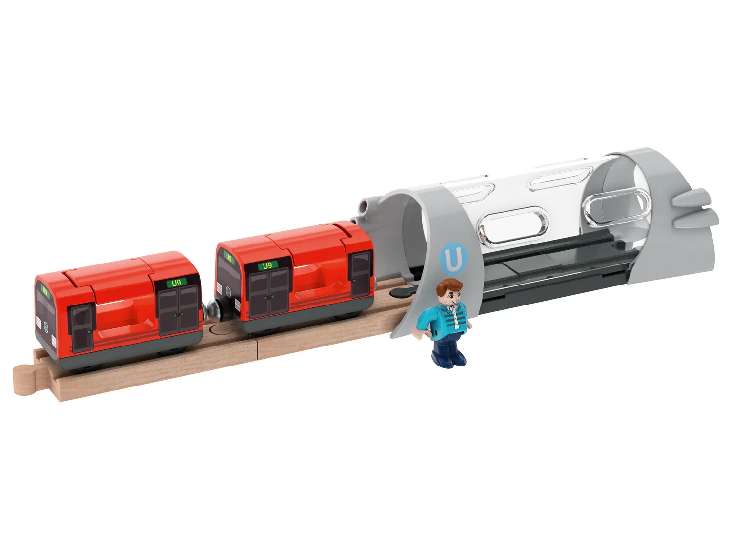 Playtive Extension de chemin de fer en bois