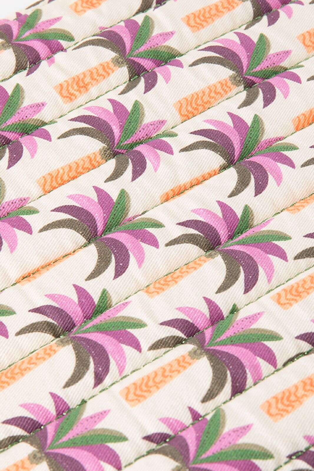 Multicolour laptophoes met palmboomprint