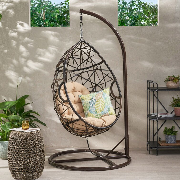 Fauteuil suspendu en forme de larme Robert Wicker