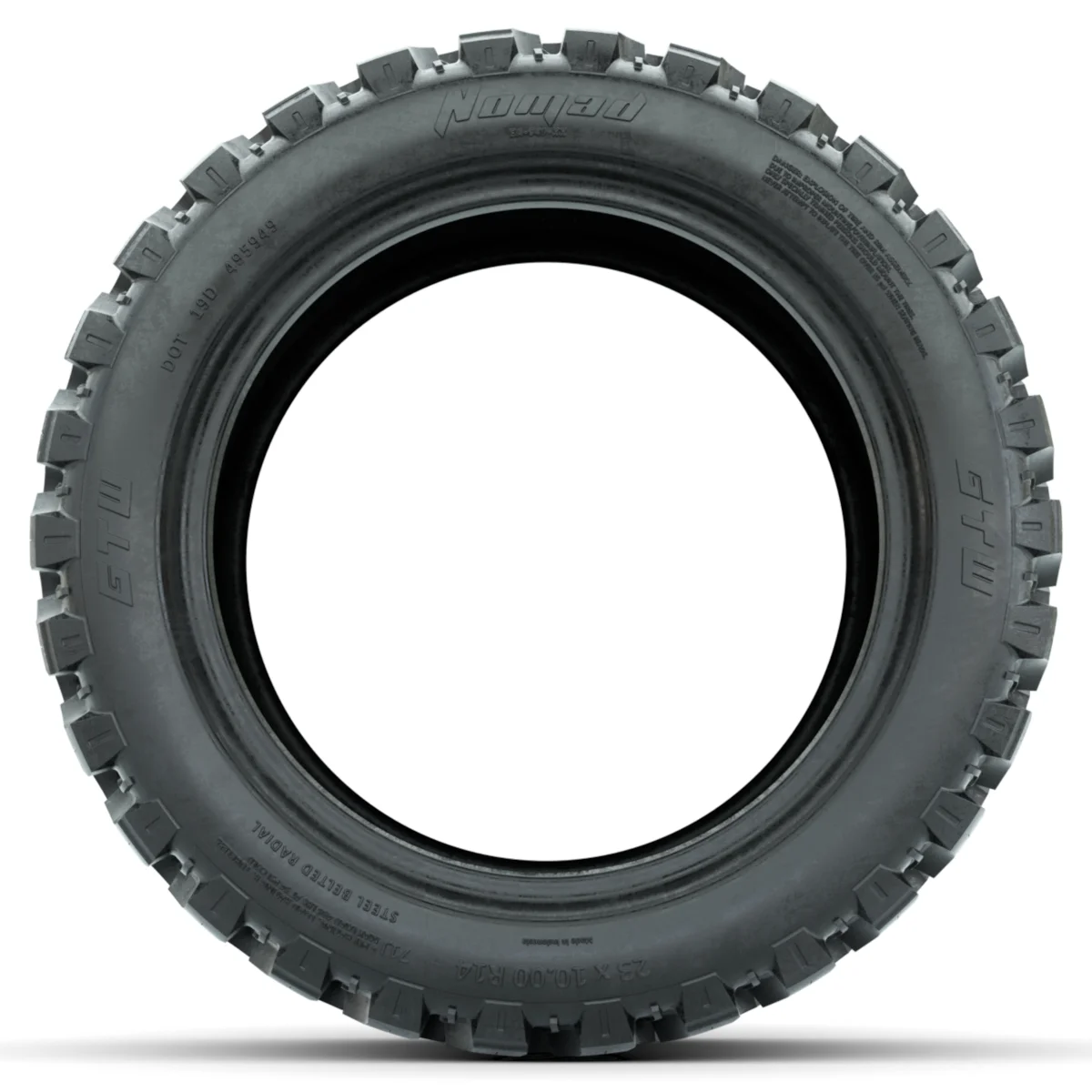 GTW 23x10 - R14 Nomad Steel Belted Radial All-Terrain Golf Cart Tire