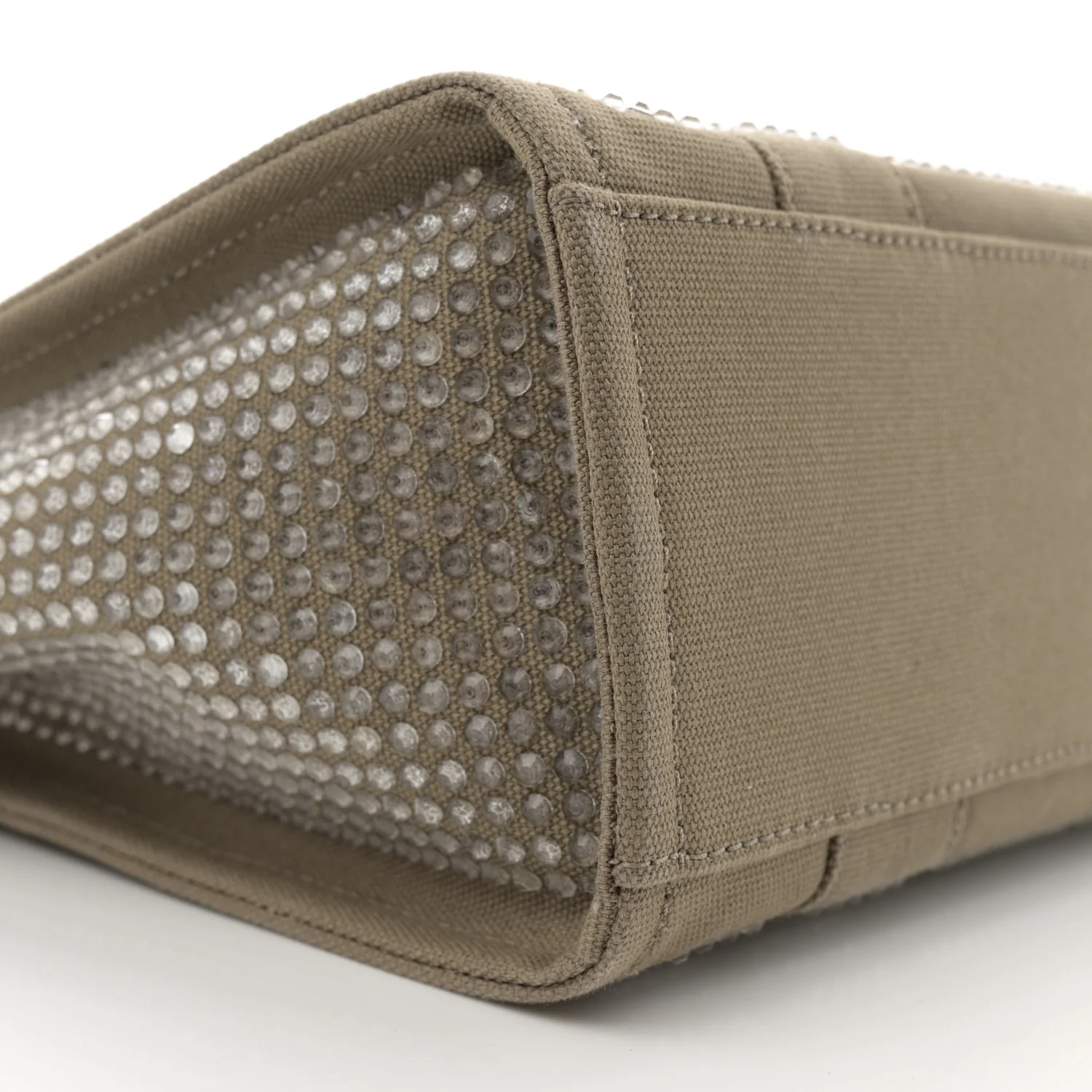 Crystal Canvas Small The Tote Bag Slate Green
