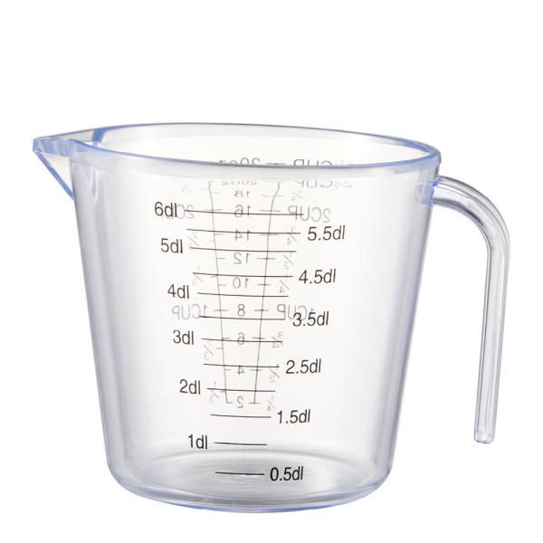Mila målebeger 0,6L hvit