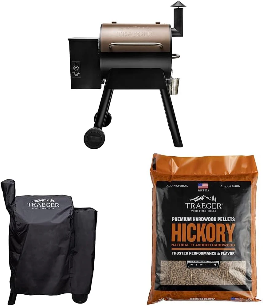 Barbecue et fumoir électrique à granulés de bois Traeger Grills Pro 22, bronze