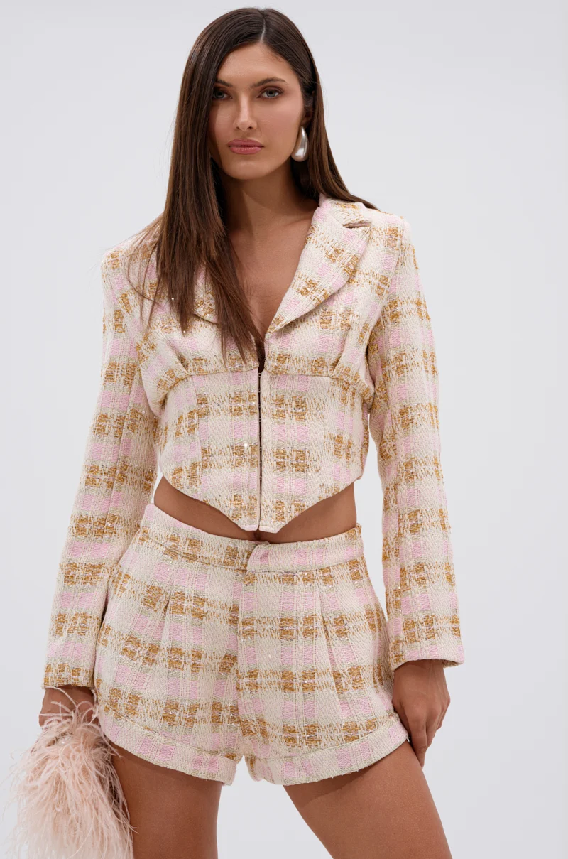 FLORENCE TWEED BLAZER - Akira Store