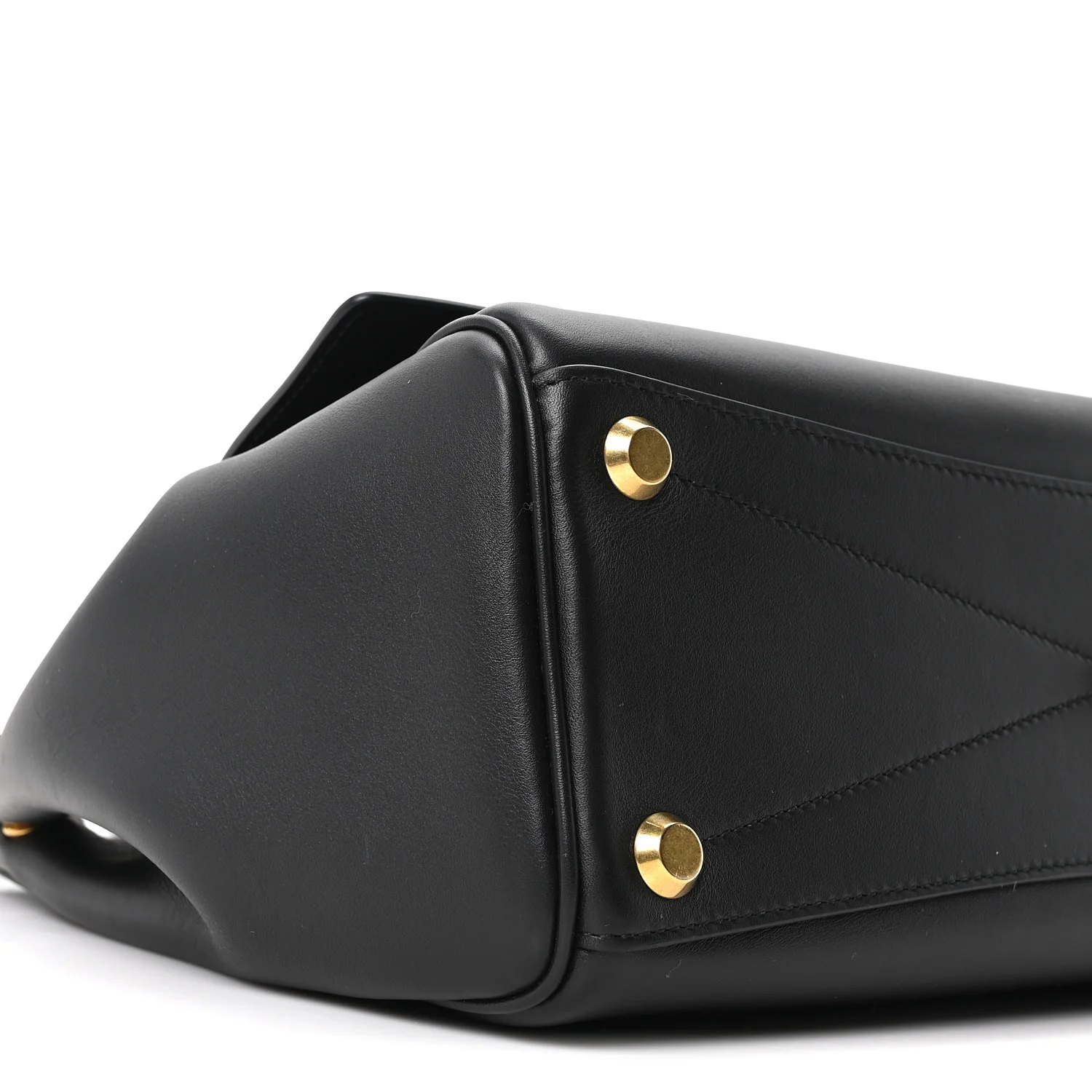 Smooth Calfskin Medium Bel Air Carry All Bag Black
