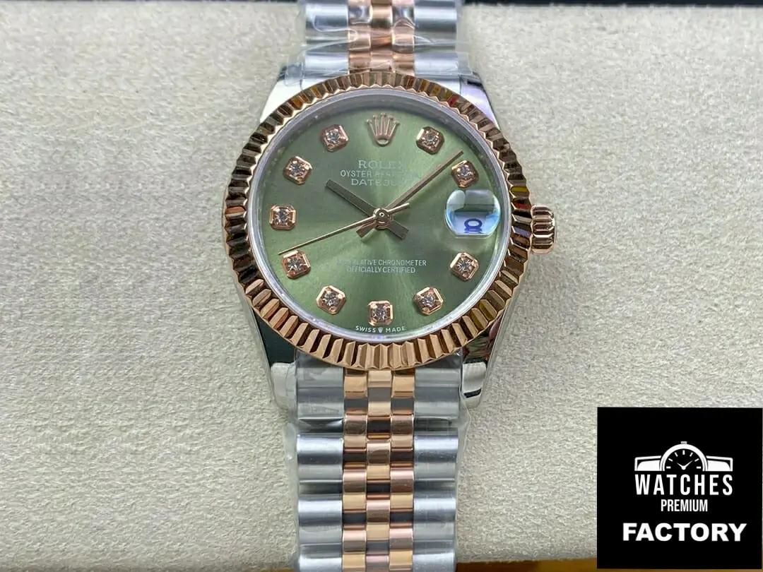 Rolex Datejust 31MM EW Factory Gold Bezel
