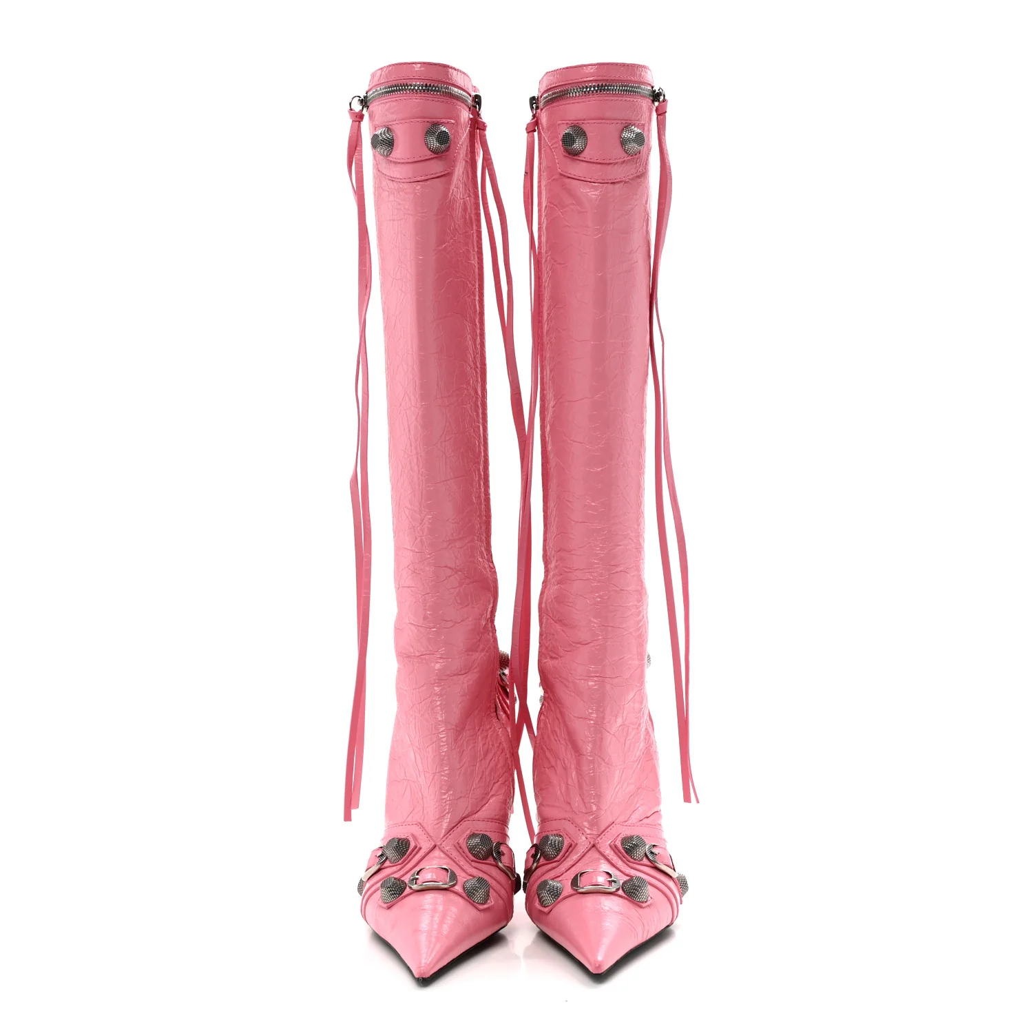Agneau Arena Cagole 90mm Boots 39 Sweet Pink