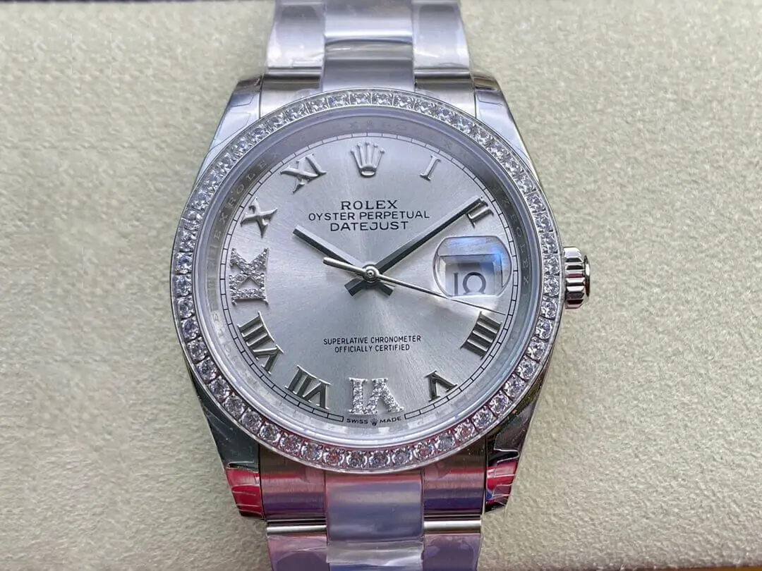 Rolex Datejust M126284RBR-0022 EW Factory Stainless Steel Bezel
