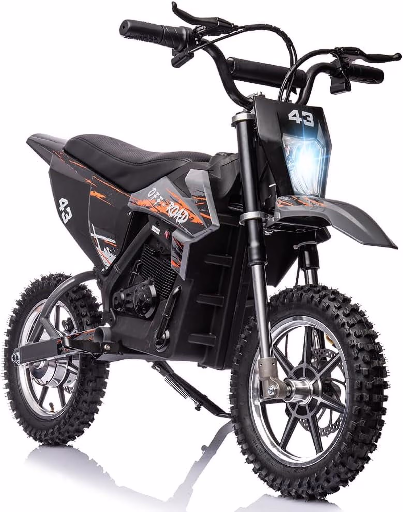 Nasitip Electric 350W Dirt Bike for Kids 8 - 16 Year - Black