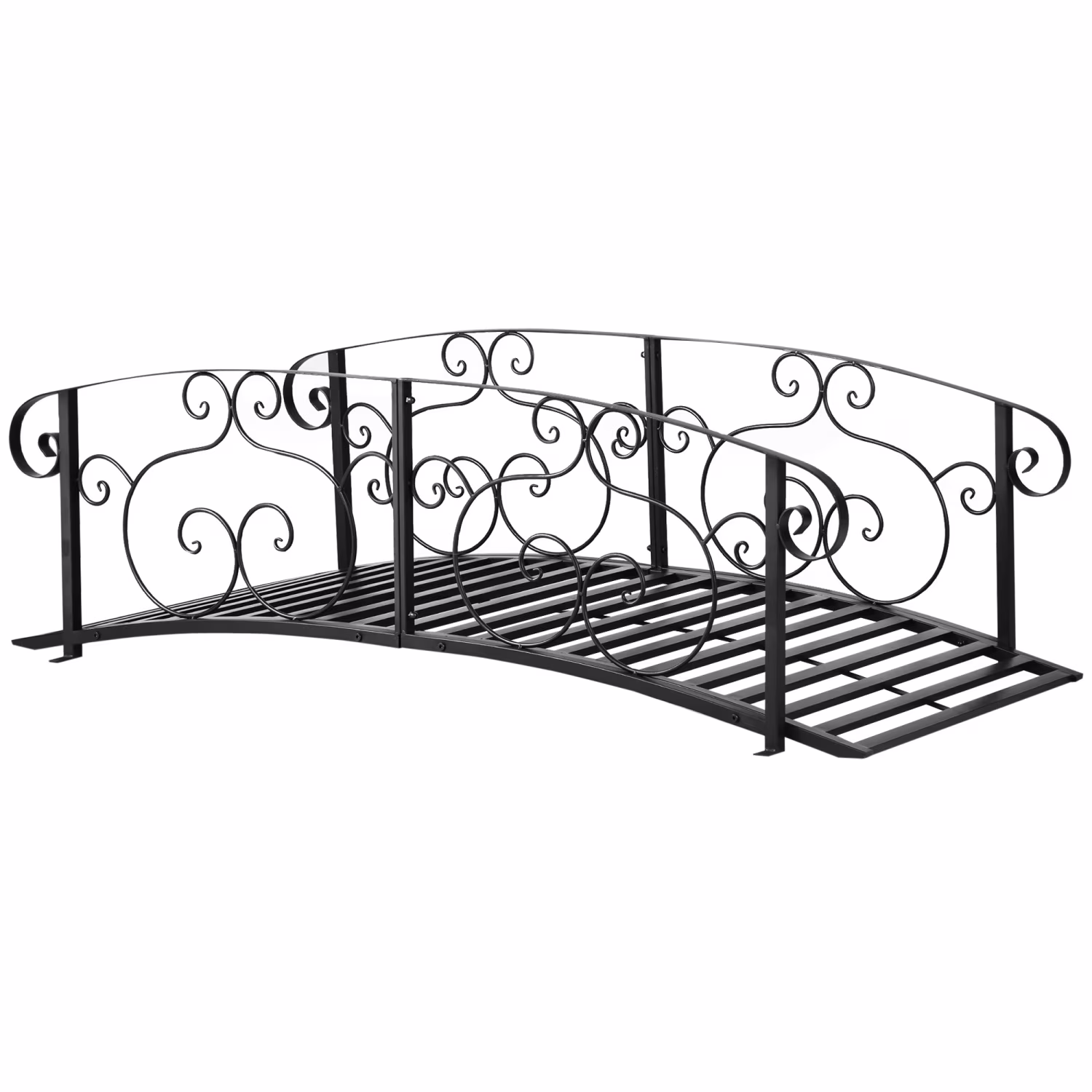 Metal Arch Garden Bridge Safe, Stylish Stream Crossing