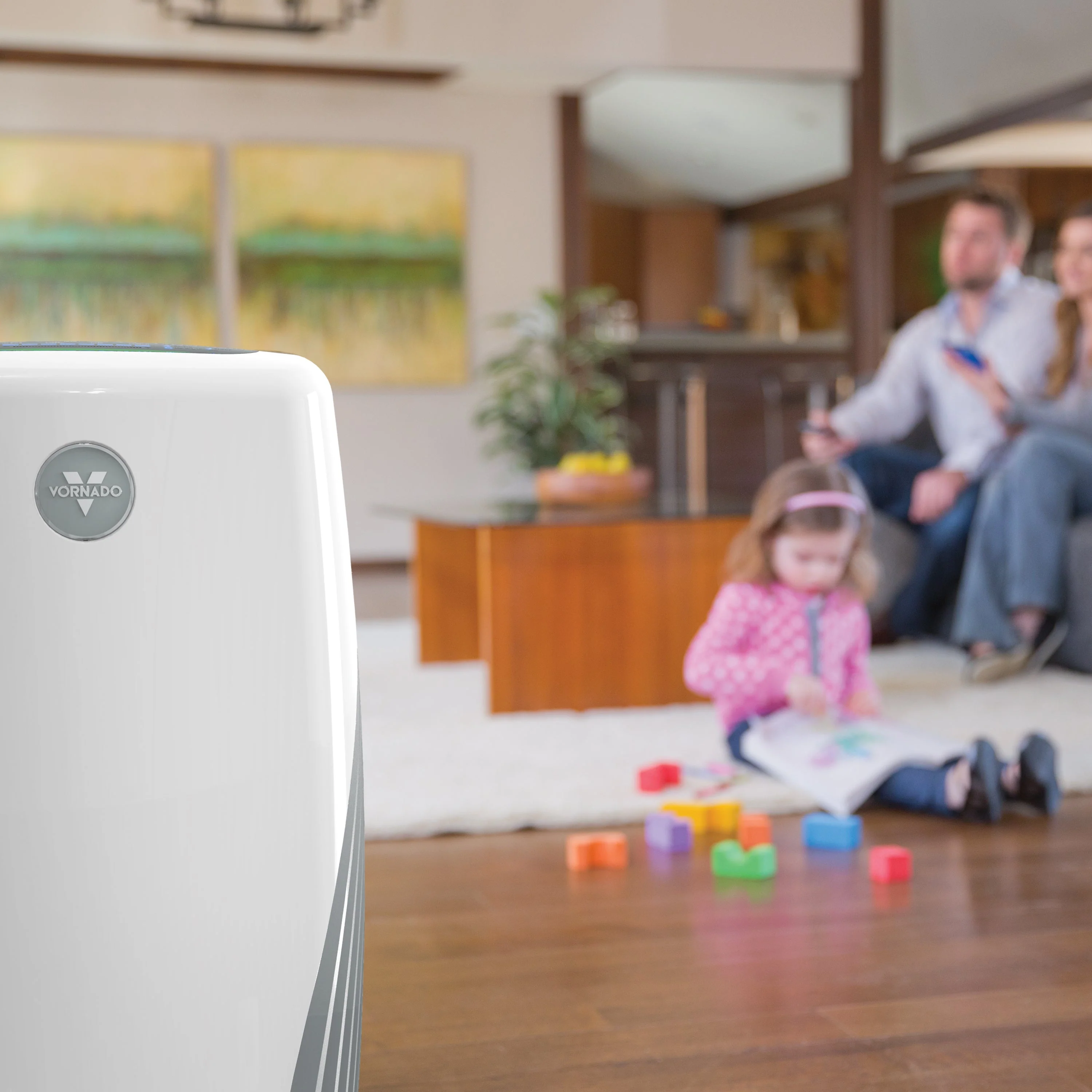 PCO575DC Energy Smart Air Purifier with Silverscreen and HEPA Filtration