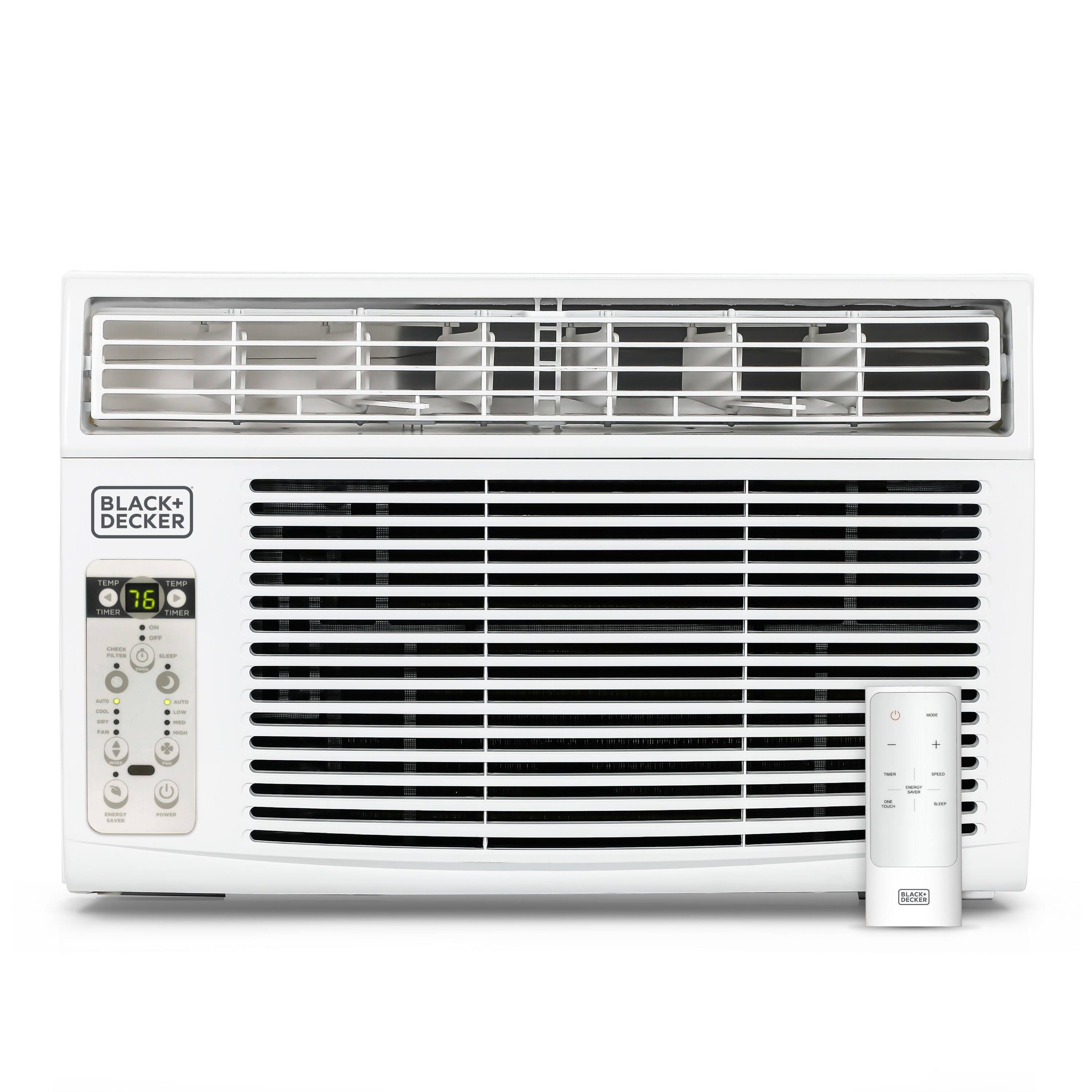Black & Decker 14,500 BTU Window Air Conditioner with Remote, White